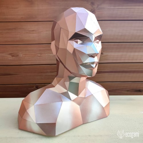 Mannequin head papercraft