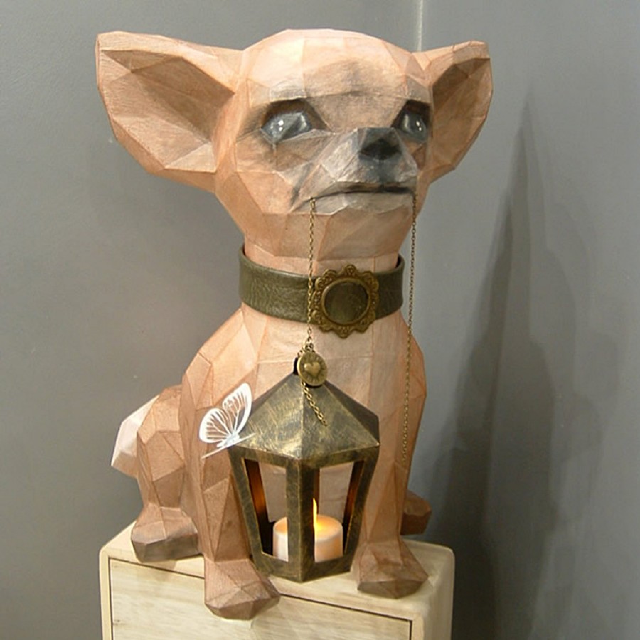 Decopatch 3D Paper Mache Chihuahua - by Crocodile Creations